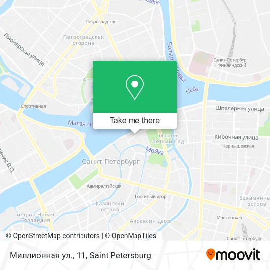 Миллионная ул., 11 map