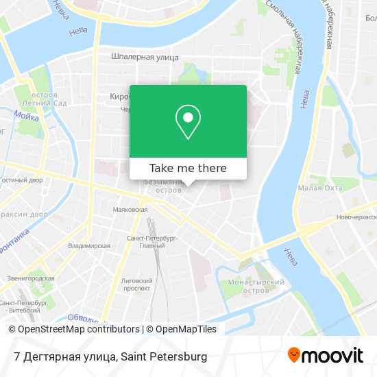 7 Дегтярная улица map