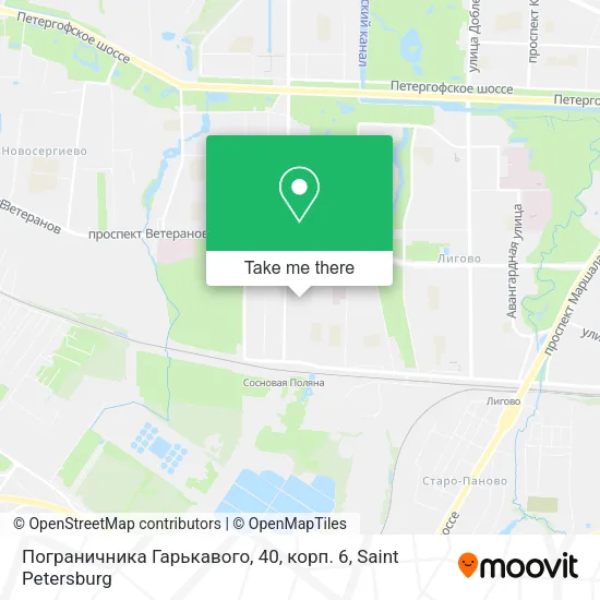 Пограничника Гарькавого, 40, корп. 6 map