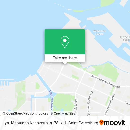ул. Маршала Казакова, д. 78, к. 1 map