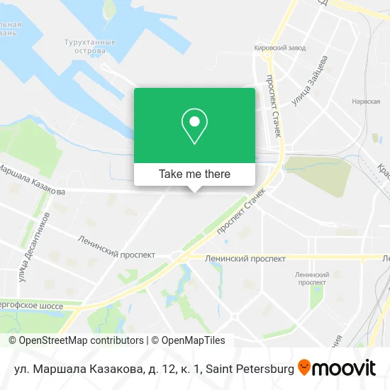 ул. Маршала Казакова, д. 12, к. 1 map