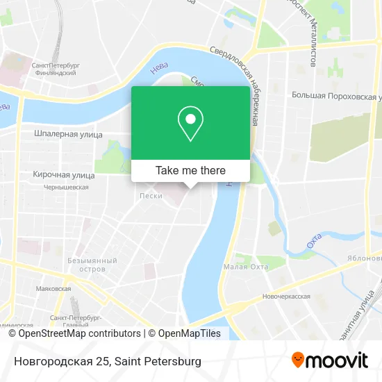 Новгородская 25 map