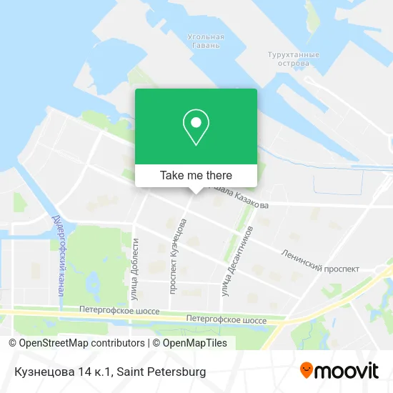 Кузнецова 14 к.1 map