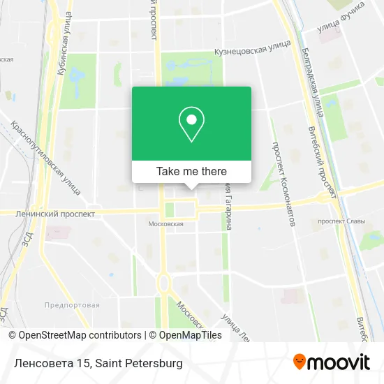 Ленсовета 15 map