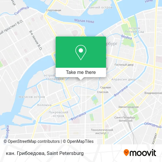 кан. Грибоедова map