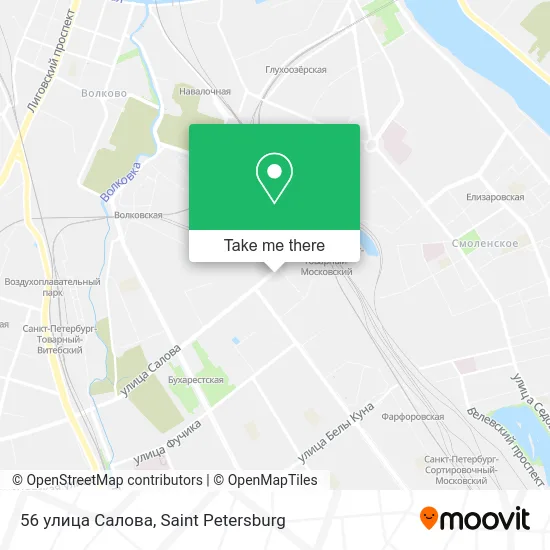 56 улица Салова map