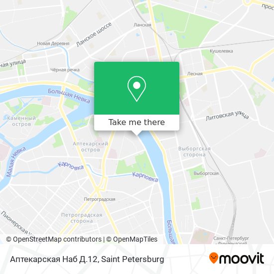 Аптекарская Наб Д.12 map