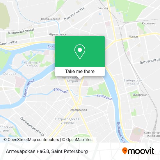 Аптекарская наб.8 map