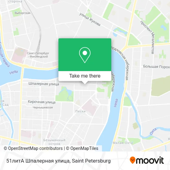 51литА Шпалерная улица map