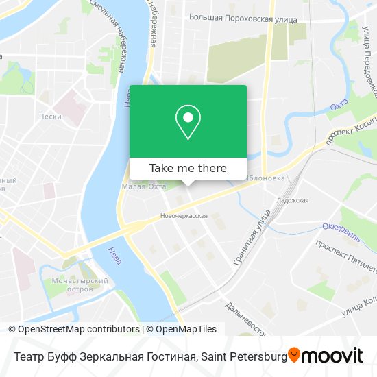 Театр Буфф Зеркальная Гостиная map