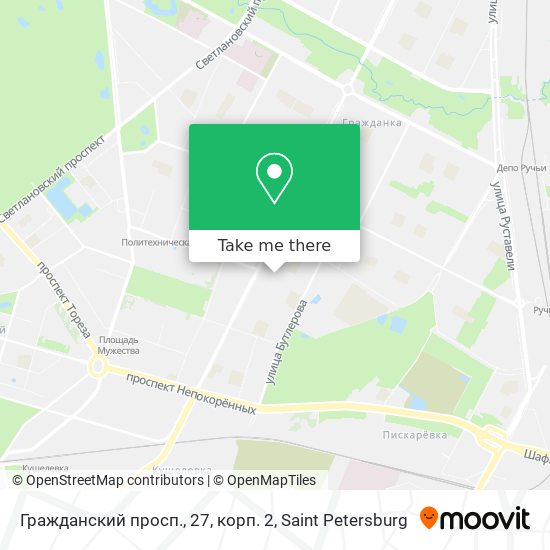 Гражданский просп., 27, корп. 2 map