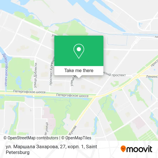 ул. Маршала Захарова, 27, корп. 1 map