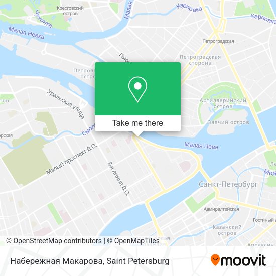 Набережная Макарова map