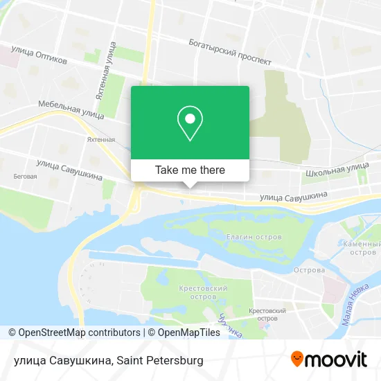 улица Савушкина map