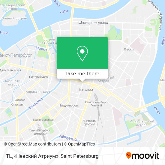 ТЦ «Невский Атриум» map