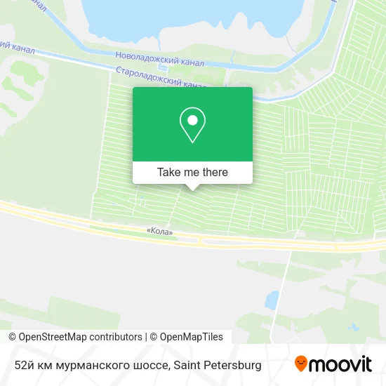 52й км мурманского шоссе map