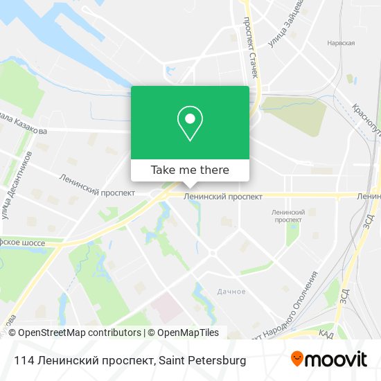 114 Ленинский проспект map