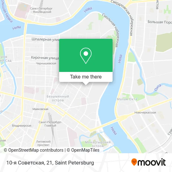 10-я Советская, 21 map