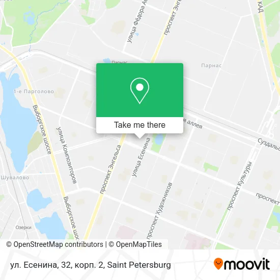 ул. Есенина, 32, корп. 2 map