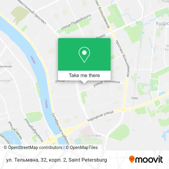 ул. Тельмана, 32, корп. 2 map