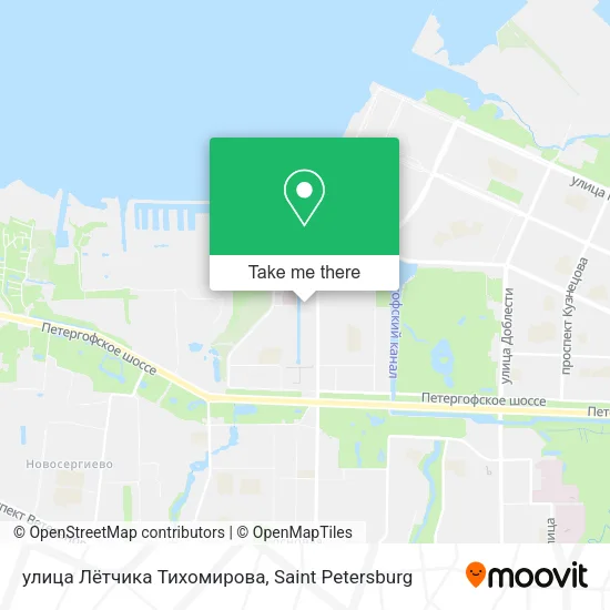 улица Лётчика Тихомирова map