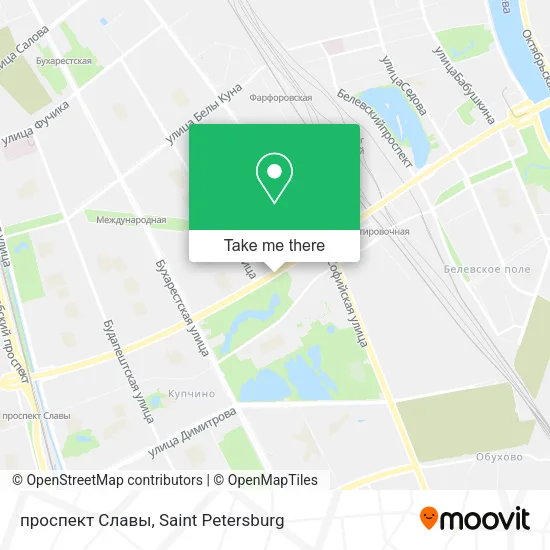 проспект Славы map