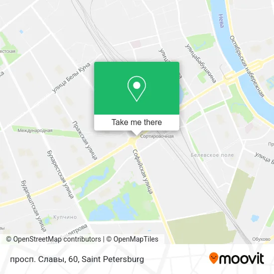 просп. Славы, 60 map