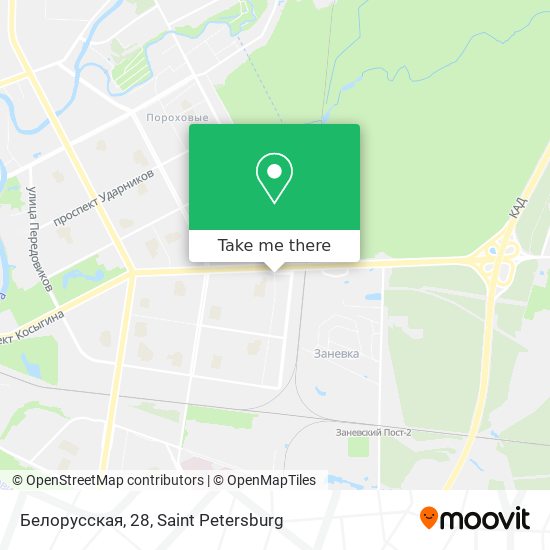 Белорусская, 28 map