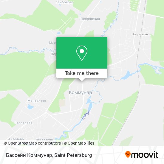 Бассейн Коммунар map