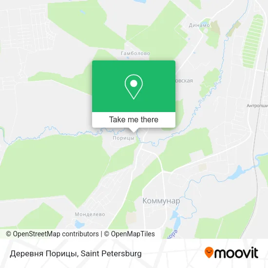 Деревня Порицы map
