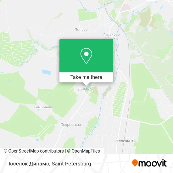 Посёлок Динамо map