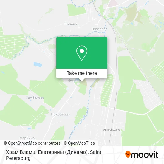 Храм Влкмц. Екатерины (Динамо) map