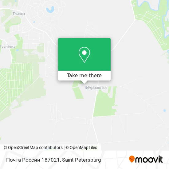 Почта России 187021 map