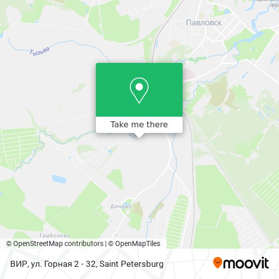 ВИР, ул. Горная 2 - 32 map