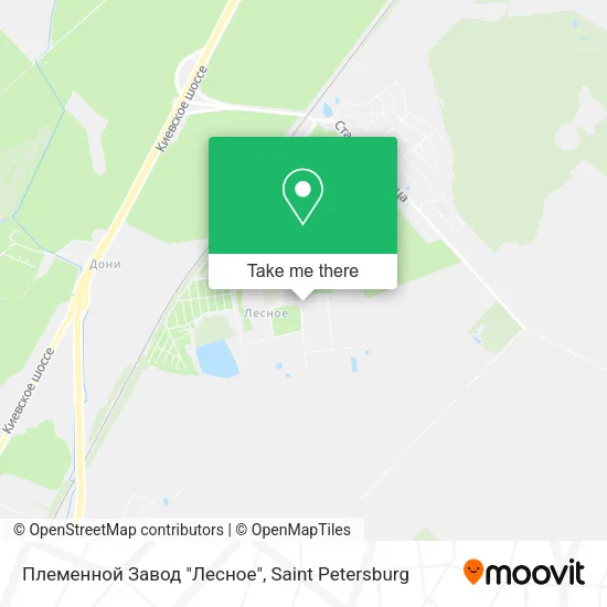 Племенной Завод "Лесное" map