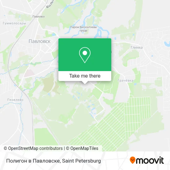 Полигон в Павловске map