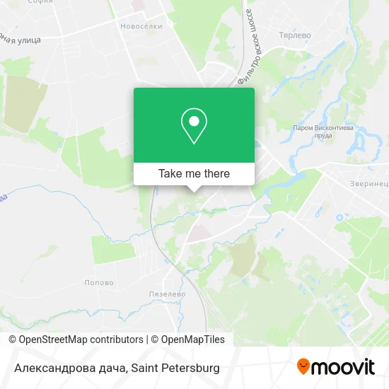 Александрова дача map