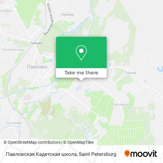 Павловская Кадетская школа map