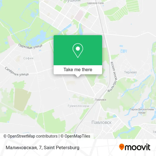 Малиновская, 7 map