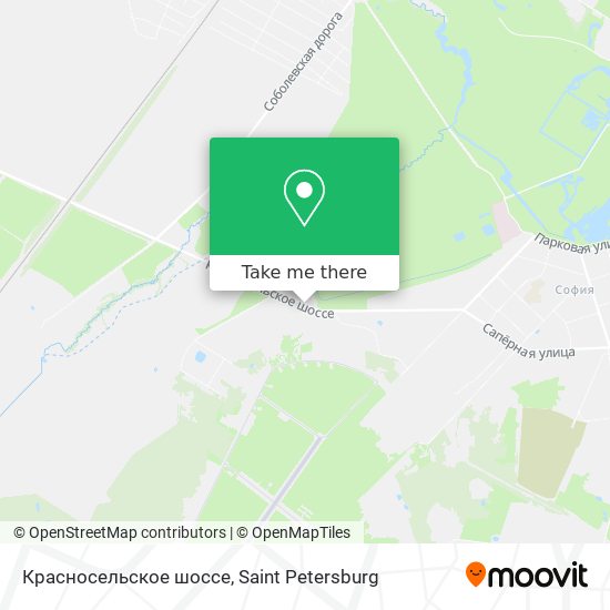 Красносельское шоссе map