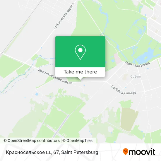 Красносельское ш., 67 map