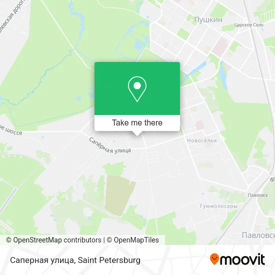 Саперная улица map