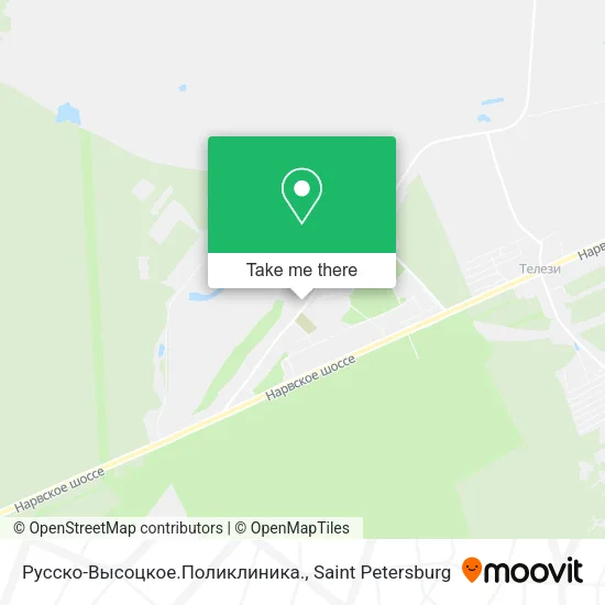 Русско-Высоцкое.Поликлиника. map