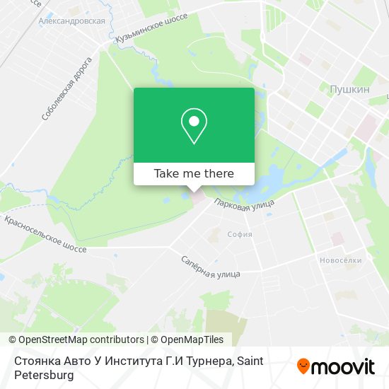 Стоянка Авто У Института Г.И Турнера map