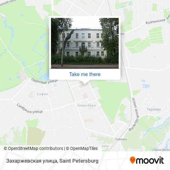 Захаржевская улица map