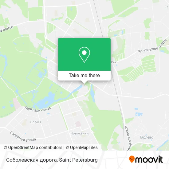 Соболевская дорога map