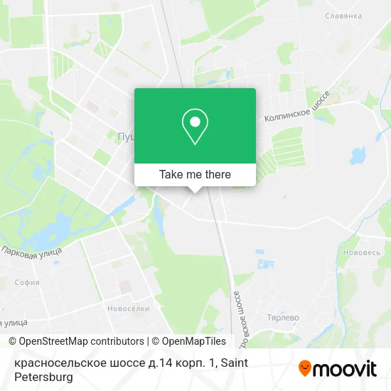 красносельское шоссе д.14 корп. 1 map