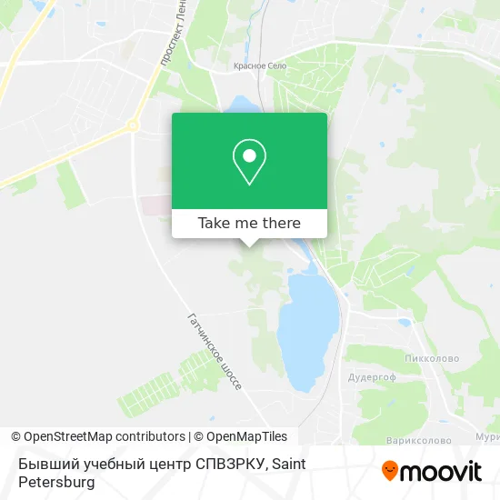Бывший учебный центр СПВЗРКУ map