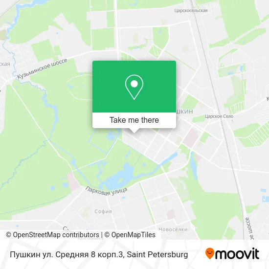 Пушкин ул. Средняя 8 корп.3 map