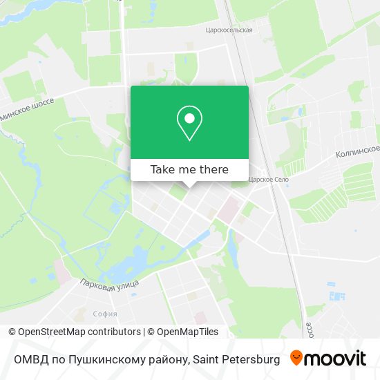 ОМВД по Пушкинскому району map